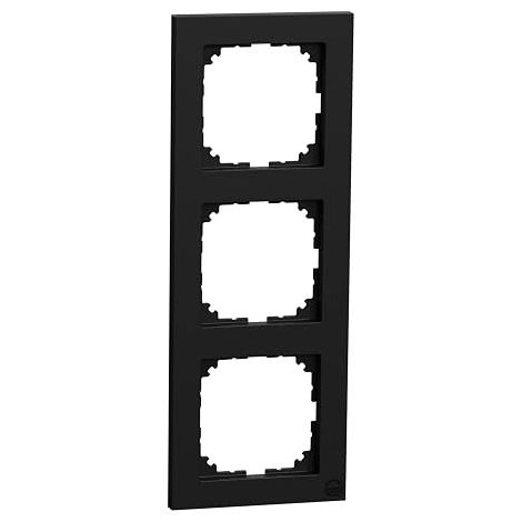Plaque de finition merten meg4030-3603 noire mate IP20