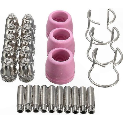 Kit consommables de coupe plasma - 26 pièces d'embouts et buses pour torche de soudage, outils de découpe professionnels (1/5)