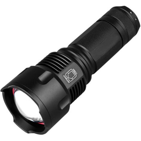 50 lampe de poche forte lumière lampe de poche rechargeable longue portée maison zoom extérieur projecteur pêche lumière (1/5)