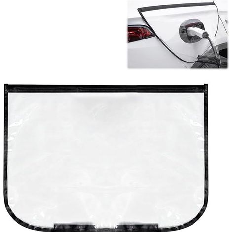Copertura antipioggia magnetica per caricabatterie, impermeabile, universale. Caricabatterie magnetico per veicoli elettrici, in robusto materiale PVC, con base magnetica. (1/5)