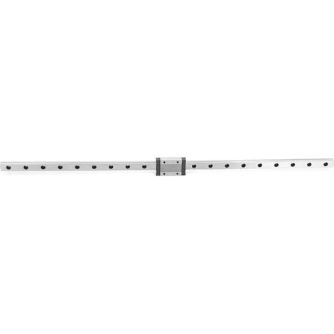 Rail Linéaire - Bloc Coulissant - Largeur 12 mm - Longueur 500 mm - Pour Équipements Précis - 1 Pièce (1/5)