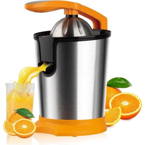 Centrifugeuse 180W acier inoxydable silencieuse démontable orange (1/5)