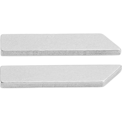 Lot de 2 barres de contrôle en acier inoxydable, précises et résistantes à l'usure, pour alignement mécanique de tête et guide (1/5)