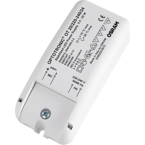 Fuente de alimentación LED 24V CC OT 20/220-240/24 4050300618111 (1/2)