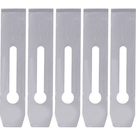 GARRYFIZH Lames de Rabot en Acier, 5 Pièces, 38mm, Accessoires de Remplacement Portables pour Travail du Bois Manuel