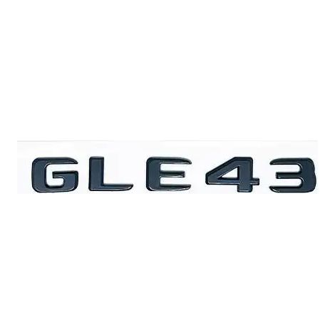 (GLE43 noir) - Emblème Mercedes-AMG GLE W166/W167 - Badge V8 Biturbo 4MATIC+ - Compatible GLE - Autocollant logo latéral/coffre/arrière (1/5)