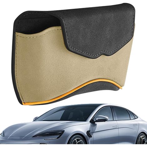 Support de lunettes de soleil de voiture Clip de support de lunettes de voiture, fermeture magnétique, boîte à lunettes pour la plupart des voitures, SUV, camping-cars, camions (1/5)