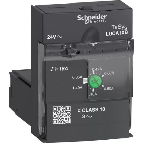 Telemecanique LUCA1XB – Standard-Steuergerät UNITE 0,35–1,4 A 24 V AC CTRL STANDARD CL 10 (1/2)