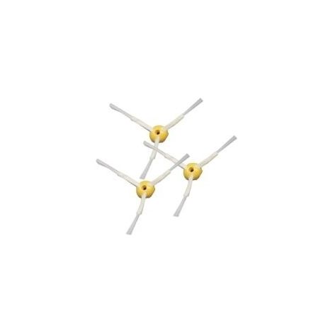 Lot de 3 brosses latérales de rechange à 3 bras pour iRobot Roomba compatibles avec les séries 500, 600 et 700, sauf 645, 655, 675 et 670, 671 et 690 (1/2)