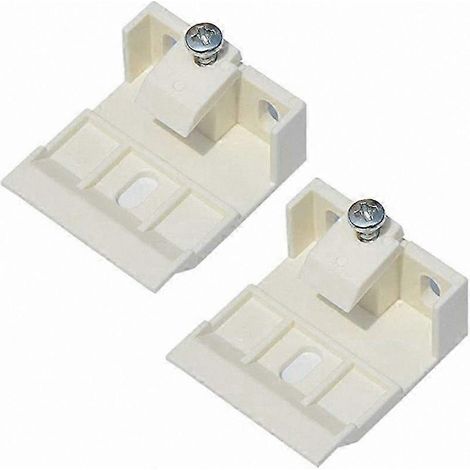 Lot de 10 supports de fixation universels pour stores plissés et cellulaires, clips de support résistants pour stores pliants à large faisceau, cadre robuste supportant la charge. (1/3)