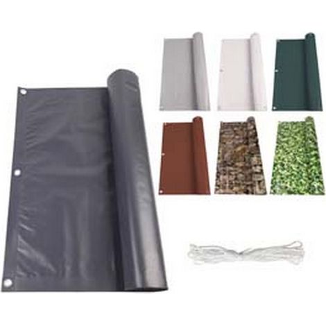 1PZ STUOIA OMBREGGIANTE PVC - mt.6x0,90h. colore verde
