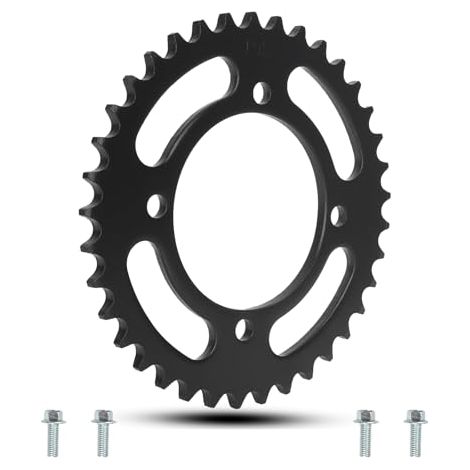 Chaîne à 37 dents 420 - 76 mm - Compatible avec les motos chinoises 170/160/150/140/125/110/90/70/50cc Thumpstar Coolster Pit Dirt Bike Apollo RFZ CRF50 XR50 SDG IMR SSR YCF Kayo (1/5)