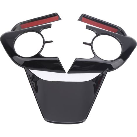 Rivestimento per volante, set di 3 pezzi per pulsanti di controllo del volante per Harrier Venza XU80 2020 2021 (Nero Pianoforte) Altri accessori per interni.
