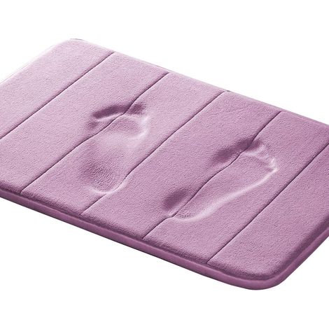 Tapis De Bain - Mousse À Mémoire De Forme - 43 X 61 Cm - Antidérapant Dos Caoutchouc - 1 Pièce (1/5)