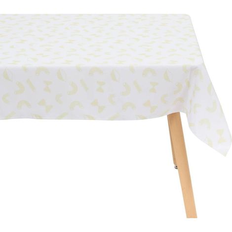 Nappe Antitache Imprimé "Della Pasta" 140x240cm Jaune