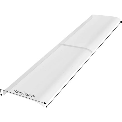 Sonnenschutz, UV-beständig, Wandmontage, WEISS (1/2)