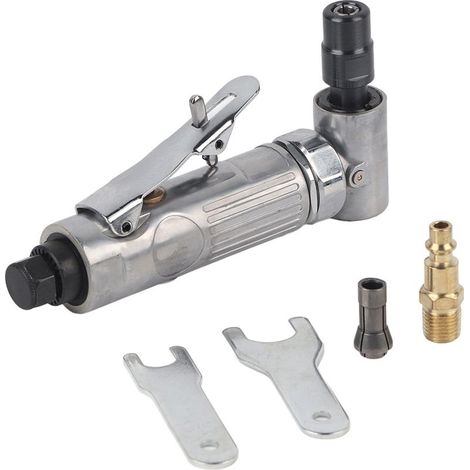 Angle D'air Industriel à 90 °, Ponceuses Yctze Outil Kit de Meuleuse en Caoutchouc Meuleuse D'angle D'air 90 Degrés Outil Droit Mini Pneumatique (1/5)