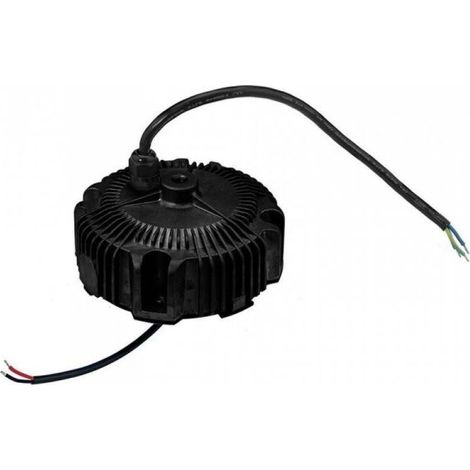 MeanWell HBG-160-24B Alimentatore Led Driver Rotondo 24V 6,5A IP67 Ricambio Per High Bay