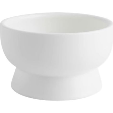 Gamelle surélevée pour chat, design plat, en céramique, pour nourriture et eau, anti-vomissements, compatible lave-vaisselle (1/5)