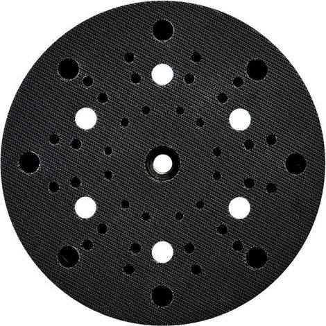 Metabo – Plateau de ponçage Ø 150 mm tendre perforé – Fixation auto-agrippante – Pour ponceuse SXE 450 TurboTec – Ponçage efficace et uniforme