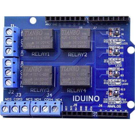 Iduino ME606 Shield 1 pc(s) Convient pour (kits de développement): Arduino Y677592 (1/4)