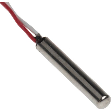 Capteur RTD PT1000 RS PRO, Ø 4mm, L.25mm + 1m, +200°C max, Câble ( Prix pour 1 ) (1/3)