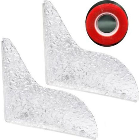 Protections anti-éclaboussures pour baignoire – Lot de 2 en acrylique durable avec pièces de rechange incluses