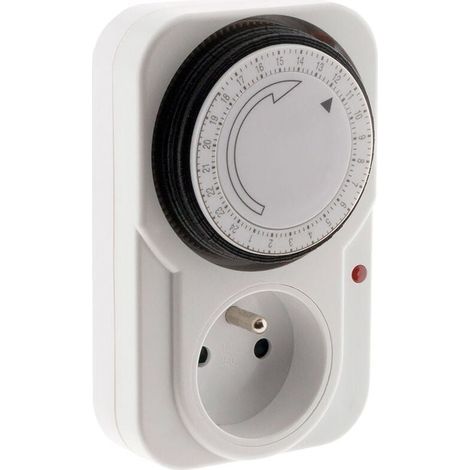 Timer meccanico - timer giornaliero con spia luminosa - 3500W (1/3)