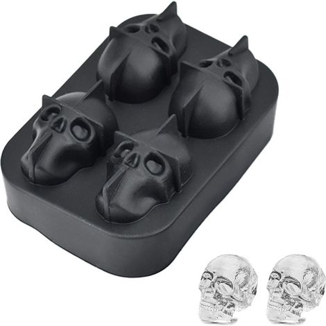 Eiswürfelform – Flexibles Silikon – Stapelbar – Für Whisky-Cocktails und gefrorene Desserts – 12 Mulden – Mit Deckel (1/5)