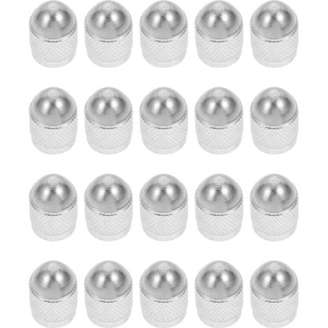 20 bouchons de valve de pneu en alliage d'aluminium, adaptés aux accessoires de voiture et de vélo du quotidien, conception anti-poussière pour garantir la sécurité de conduite. (1/5)