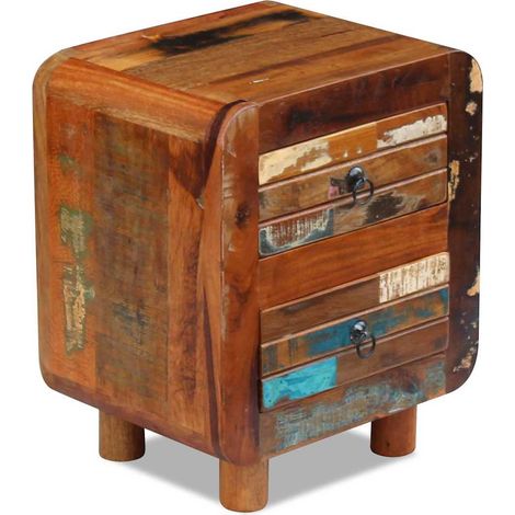 Nachttisch Altholz Massiv 43x33x51 cm vidaXL (1/5)
