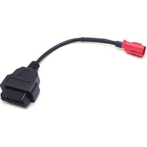 Câble adaptateur OBD2 vers 6 broches pour le diagnostic moto : connexion d'un câble 16 broches à un câble OBD (1/4)