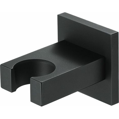 Support de douche à main Support de pommeau de douche noir Support de pommeau de douche en laiton Support mural Support de douche à main rectangulaire Support de douche à main (1/5)