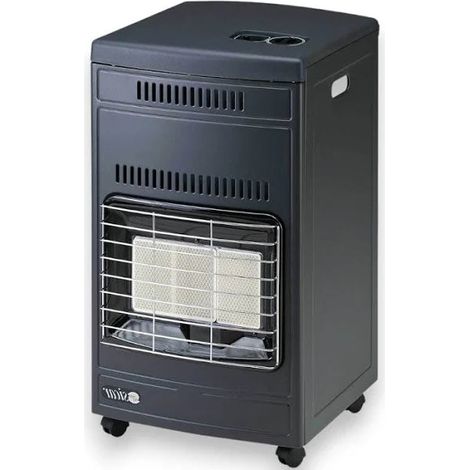 Stufa infrarossi a gas GPL ventilata 4200W grigia - 40,5x44,5x77h - 14,5kg - SICAR (1/5)