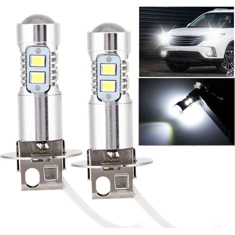2 Ampoules LED 50W 6000K‑6500K pour Phares et Anti‑brouillard Voiture (Blanc Froid) (1/5)