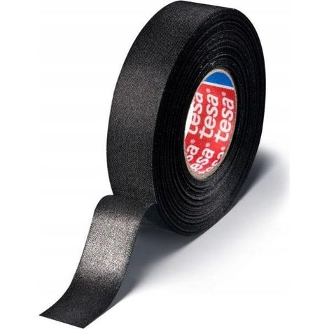 Cinta aislante de tela Tesa PET para cables, 25 m x 19 mm (1/3)