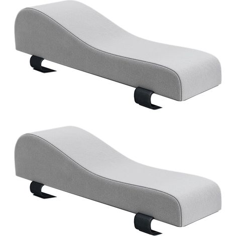 Cojín ergonómico de relajación con funda extraíble y lavable - Gris (1/5)