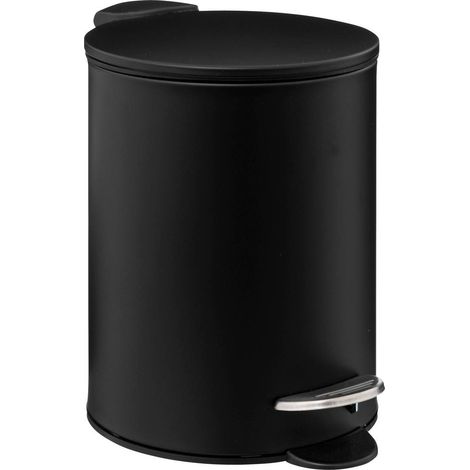 Metallabfalleimer soft close 3l colorama schwarz - 5five