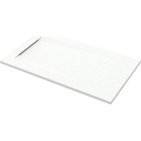 Piatto Doccia 70x120 Marmo Resina Slim H3 Rubino Vertical Bianco