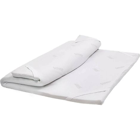 Talamo Italia Topper renouvelle matelas en mousse à mémoire de forme, 100% Made in Italy, anti-acarien, hypoallergénique et antibactérien, 120x190h5 cm, avec emballage renforcé (1/3)
