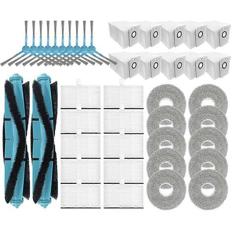 Pour Conga 9590 / 9990 10090 AI Spin Revolution Ultra Power Home Main Side Brosse HEPA Filtre Sac à poussière (1/5)