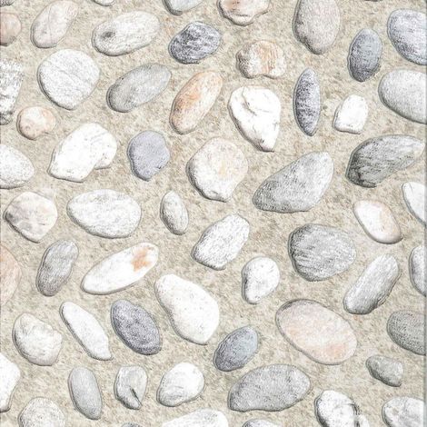 Rouleau Adhésif Fantaisie "Galets" 45x200cm Gris