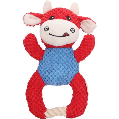 Chien jouet à mâcher doux qui couine, nettoyant dentaire interactif lavable, peluche animale mignonne pour petits et grands chiens - Type 2 (1/5)