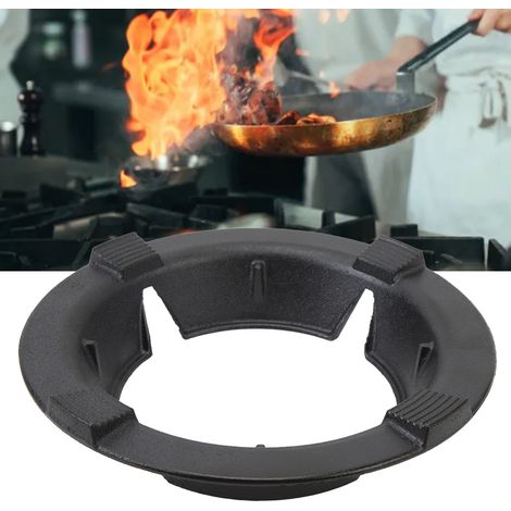 Couvercle coupe-vent à concentration de flamme pour réchaud à gaz, anneau d'économie d'énergie pour réchaud à gaz domestique, support antidérapant universel, couvercle coupe-vent à quatre griffes (1/5)
