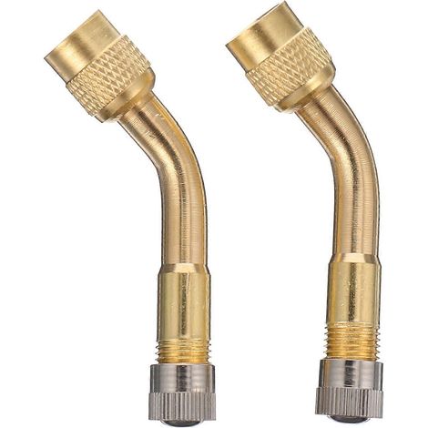 Adaptateur d'extension de tige de voiture en laiton à 135 degrés, lot de 2 (1/5)