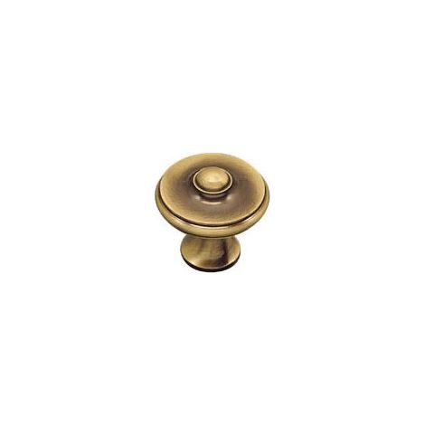 Bouton lyonnais laiton - Hauteur : 23 mm - Diamètre : 25 mm - DUBOIS