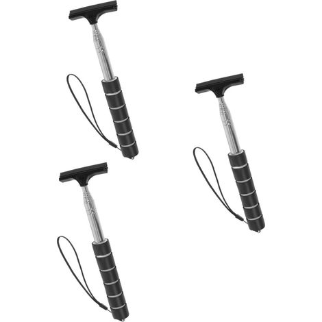 3Pièces Essuie-Glace Rétroviseur Multifonction Durable Noir (1/2)