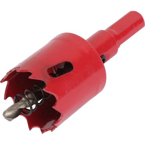 Scie cloche de 30 mm, foret à métaux, dents pour aluminium, bois, plastique et plaques de plâtre (1/5)