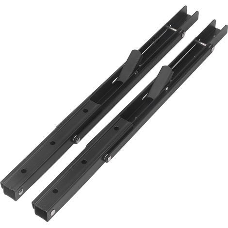 Lot de 2 supports pliables en acier inoxydable robustes, fixation murale simple et élégante pour étagère triangulaire (1/5)