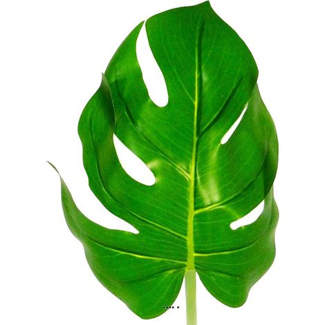 Feuille de Philodendron H 56 cm Tissu plastifié pour extérieur D 20 cm